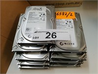 9 Seagate Barracuda 500Gb 7200 Rpm Hard Drives