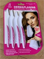 8 pc Set of Facial Exfoliators