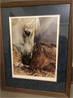 Signed "The Gift" Print of Horse & Foal signed and