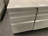 9 Steel 3 Drawer Mobile Office Pedestals
