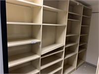 4 Bays Multi Tiered Adjustable Stock Shelves