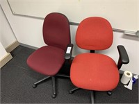 3 Fabric Swivel Base Office Chairs