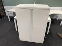 1.5m Stationery Cabinet & 1.8m Rectangular Table
