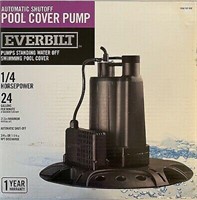 POOL COVER PUMP EVERBILT 1/8HP Automatic Standing