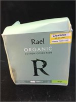 Rael organic cotton cover pads , large