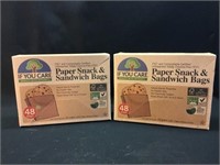 Paper snack & sandwich bags