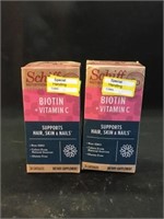 Schiff Biotin & vitamin C hair, skin & nails