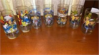 Seven Smurf and Muppet Glasses