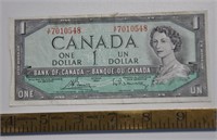 1954 Canada 1 dollar bank note