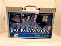 Backgammon Game in Aluminum Case