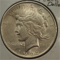 1922 Peace Dollar