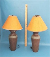 2 Modern lamps 28"