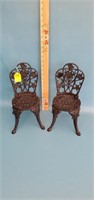 2-13" Modern cast iron chair