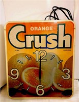 Orange Crush Light Up Clock