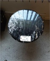 Round Marble Top Table w/Figural Base.