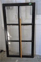 Vintage wood 6-pane window