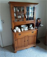 Maple China Cabinet (not contents)