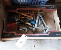 Box lot of tools.