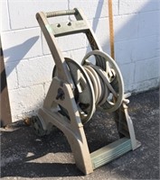 Wheeled hose reel with hose - not tested