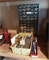 Lot - Screw organizers and more.