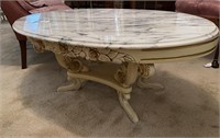 Marble Top Victorian Coffee Table