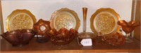 Marigold Carnival Glass Collection
