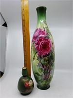 Early Lenox Belleek Vase & Small Vase