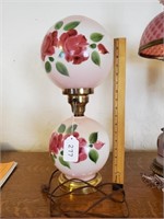 Two-Tier Globe Electric Lamp