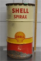 Vintage Shell Spirax trans fluid drum