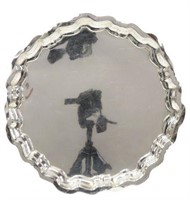 WHITING CHIPPENDALE STERLING SILVER 14" ROUND TRAY