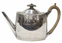 ENGLISH GEORGE III HENRY CHAWNER STERLING TEAPOT