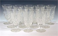 (12) WATERFORD 'LISMORE' CRYSTAL ICED TEA GLASSES