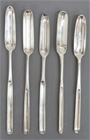 (5) ENGLISH STERLING SILVER MARROW SCOOPS