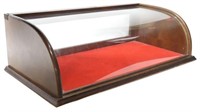 CURVED GLASS TABLE OR COUNTERTOP DISPLAY CASE
