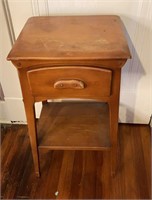 Vintage Empire dove tailed maple side table