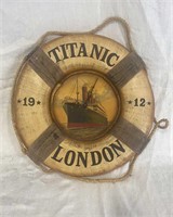 Titanic 1912 London wall hanging clock
