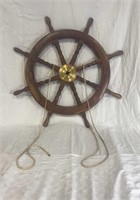 Vintage ship wheel 36”