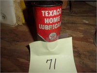 Texaco oil can