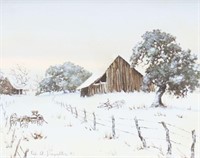 WILLIAM A. SLAUGHTER (1923-2003) HOMESTEAD WINTER