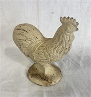 Rooster cast iron door stop