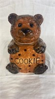 Ceramic teddy bear cookie jar