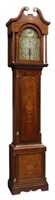 ENGLISH CYLINDER MUSICAL WORKS GRANDFATHER CLOCK