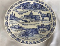 Vernon Kilns Kentucky decorative plate