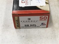 50 Rounds of .38SPL. - 158gr.