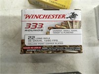 333 Rounds of .22LR - 36gr.