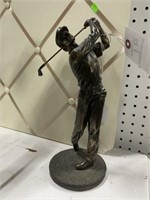Bronze Golf Statue