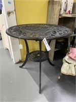 Round Metal Patio Table