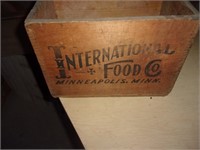 Wooden box, International Food Minneapolis