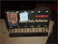 Rayovac battery display holder