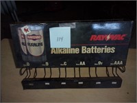 Rayovac battery display holder